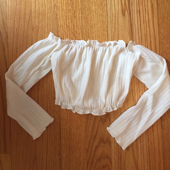 Cropped Ruffle sweater - Picture 5 of 5